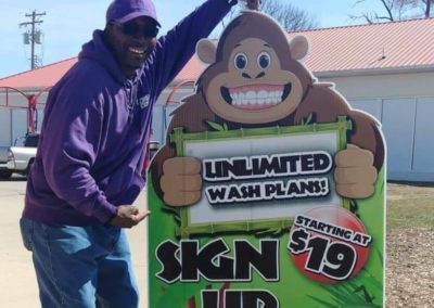 Sign up Now for our unlimited wash sign
